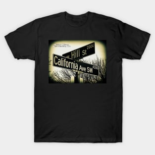 SW Hill &amp; California Avenue SW, West Seattle, WA SIGNATURE by Mistah Wilson T-Shirt